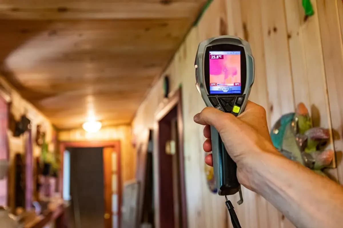 Indoor air quality testing in a Las Vegas home