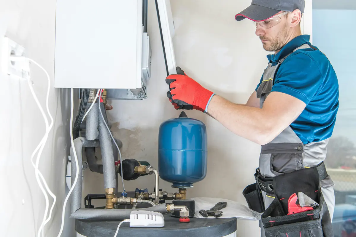 Boiler service in a Las Vegas residential home