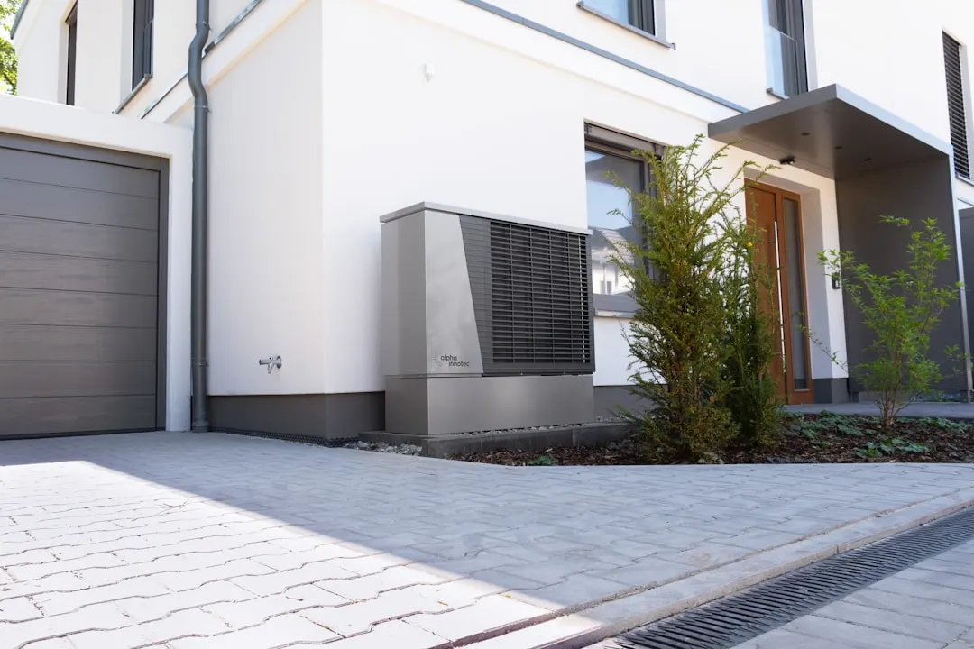 Cold-climate heat pump outdoor unit installed at a Las Vegas home